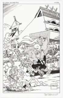 Sakai, Stan | Stan Sakai Usagi Yojimbo #32 Cover Original Art (Dark Horse, 1999).... | Heritage