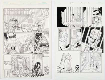 Seeley, Tim - Josh Blaylock, Tim Seeley, and Others G. I. Joe Story Pages Original Art Group of 2 (Image/Devil‘s Due, 2002-05).... (Total: 2 Original Art)