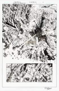 Mike Perkins - Future State: Swamp Thing #1 Story Page 9 Original Art (DC, 2021)....
