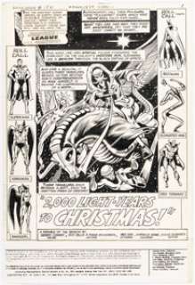 Dick Dillin And Frank McLaughlin | Justice League of America #152 Splash Page 1 Original Art (DC, 1978). | Heritage
