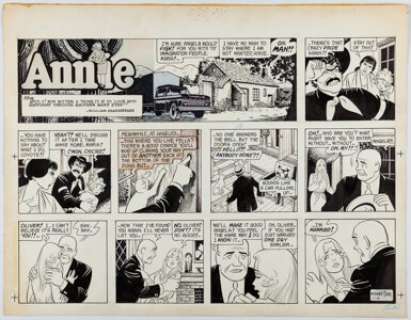 Leonard Starr Annie Sunday Comic Strip Original Art dated 11-6 ( c. 1980s). | Heritage