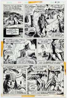 John Buscema and Tom Palmer Conan the Barbarian #54 Story Page 16 Original Art (Marvel, 1975). | Heritage
