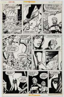 George Pérez and Klaus Jenson Logan’s Run #2 Story Page 11 Original Art (Marvel, 1976). | Heritage