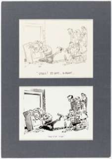 Bruce Bolinger - Gag Panel Illustration and Preliminary Original Art (c. 2000).