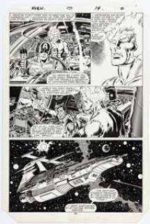 John Buscema and Tom Palmer The Avengers #259 Story Page 10 Original Art (Marvel, 1985). | Heritage