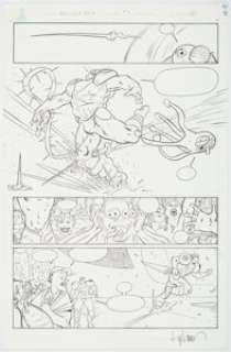 David Lapham Warriors of Plasm #9 Story Page 22 Original Art (Defiant, 1993).