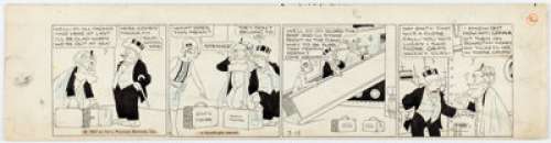 George McManus Bringing Up Father Comic Strip Original Art dated 3-15-27 (International Feature Service, 1927). | Heritage