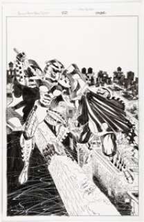 Frank Fosco and Erik Larsen Teenage Mutant Ninja Turtles #22 Cover Original Art (Image, 1999).