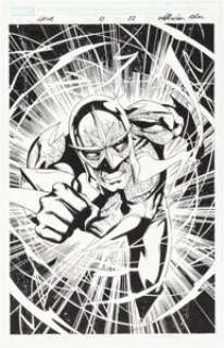 Wellinton Alves, Wellington Diaz, and Nelson Pereira Nova #10 Splash Page 22 Original Art (Marvel, 2008).