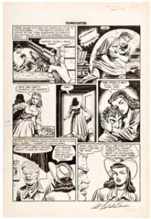 Al Feldstein Gunfighter #11 Story Page 2 Original Art (EC, 1949). | Heritage