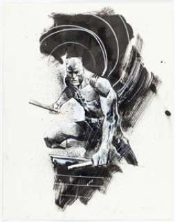 Mike Huddleston - Daredevil Illustration Original Art (undated).