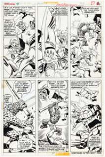 Sal Buscema and Frank Giacoia Marvel Two-in-One #4 Story Page 16 Original Art (Marvel, 1974). | Heritage