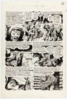 Jack Davis Haunt of Fear #26 "Comes the Dawn!" Story Page 4 Original Art (EC, 1954). | Heritage