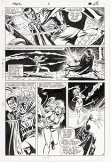 Sal Buscema and Tom Palmer Magik #4 Story Page 18 Original Art (Marvel, 1984). | Heritage