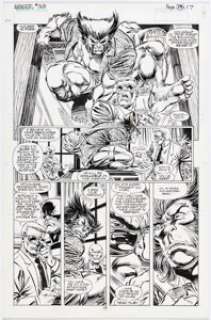 Steve Epting and Tom Palmer The Avengers #368 Story Page 13 Original Art (Marvel, 1993). | Heritage