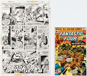 Rich Buckler and Joe Sinnott Fantastic Four #162 Story Page 10 Original Art (Marvel, 1975). (Total: 2 Original Art) | Heritage