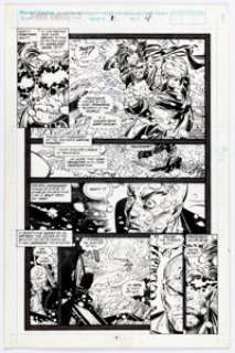 Chris Bachalo and Dan Panosian X-Men Unlimited #1 Story Page 4 Original Art (Marvel, 1993). | Heritage