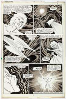 John Buscema and Tom Palmer The Avengers #275 Story Page 8 Original Art (Marvel, 1987). | Heritage