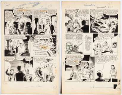 George Evans This Magazine Is Haunted #1 Story Pages Original Art Group of 6 (Fawcett, 1951). (Total: 6 Original Art) | Heritage