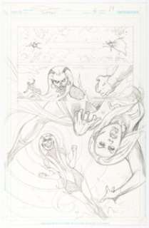 Fernando Dagnino Supergirl #48 Story Page 17 Pencils Original Art (DC, 2010).