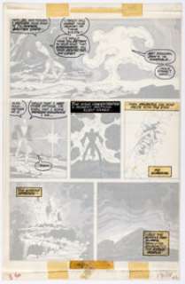 Jim Starlin and Alex Niño Rampaging Hulk #4 Story Page 29 Original Art (Marvel, 1977). | Heritage