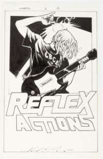 Karl Moline The Loners #2 Splash Page 2 Original Art (Marvel, 2007).