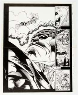 Andy Kubert and Art Thibert X-Men #56 Double Page Spread 2-3 Original Art (Marvel, 1996). | Heritage