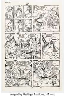 Sergio Aragonés Groo the Wanderer #33 Story Pages 19 Original Art (Marvel, 1987). | Heritage