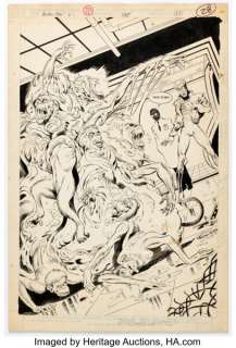 Charles "Chas" Truog and Doug Hazlewood Animal Man #1 Splash Page 24 Original Art (DC, 1988). | Heritage