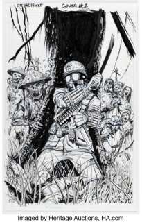 Jeffrey Zornow ‘68 Jungle Jim #3 Cover Original Art (Image, 2013).