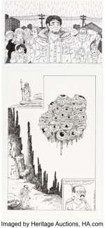 Noah Van Sciver - Illustration Original Art Group of 2 (2020-2021). (Total: 2 Original Art)