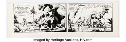 Dan Barry Flash Gordon Daily Comic Strip Original Art dated 8-2-63 (King Features Syndicate, 1963). | Heritage