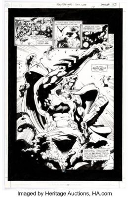 Darryl Banks and Paul Neary JLA / Spectre: Soul War #1 Story Page 10 Original Art (DC, 2003).