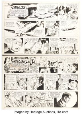 Al McWilliams Dateline: Danger! Sunday Comic Strips Original Art Group of 2 (Field Enterprises, 1971/1972). (Total: 2 Original Art) | Heritage