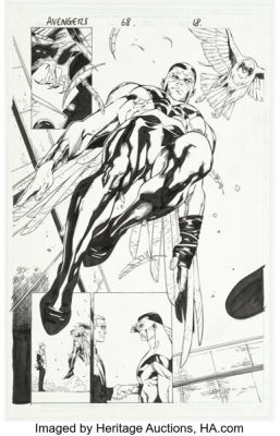 Olivier Coipel and Andy Lanning Avengers #68 Splash Story Page 18 Original Art (Marvel, 2003). | Heritage