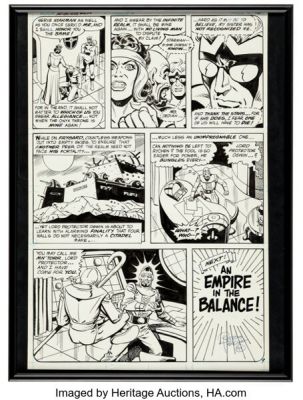 Steve Ditko and Romeo Tanghal Adventure Comics # 474 Starman Story Page 9 Original Art (DC, 1980). | Heritage