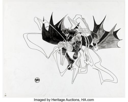 Paul Pope Batman: Year 100 #2 Unpublished Cover Original Art (DC, 2006). | Heritage