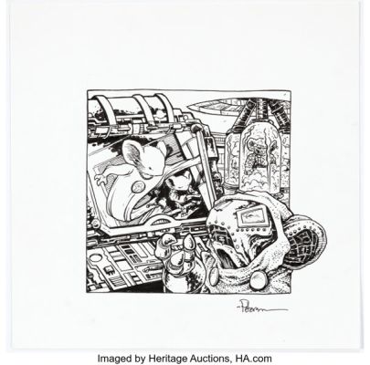 David Petersen - Mouse Guard as Fantastic Four and Tarot Card Illustrations Original Art Group of 3 (c. 2022). (Total: 3 Original Art) | Heritage