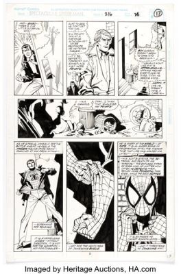Sal Buscema The Spectacular Spider-Man #216 Story Page 13 Original Art (Marvel, 1994). | Heritage