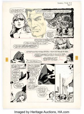 Marshall Rogers and Tom Palmer Scorpio Rose #2 Story Page 3 Original Art (Eclipse, 1983). | Heritage