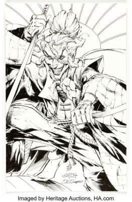 Shelby Robertson - Joker Specialty Illustration Original Art (undated).