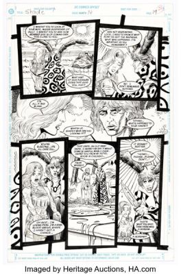 Bryan Talbot and Mark Pennington Shade, The Changing Man #14 Story Page 19 Original Art (DC, 1991).