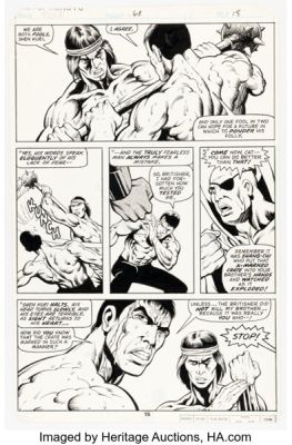 Mike Zeck and Bruce Patterson Master of Kung Fu #68 Story Page 9 Original Art (Marvel, 1978). | Heritage