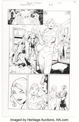 Max Raynor and Scott Hanna Superwoman #18 Story Page 13 Original Art (DC, 2017). | Heritage