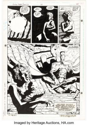 Charles Wojtkiewicz and Bob Dvorak Justice League America #93 Story Page 22 Original Art (DC, 1994). | Heritage