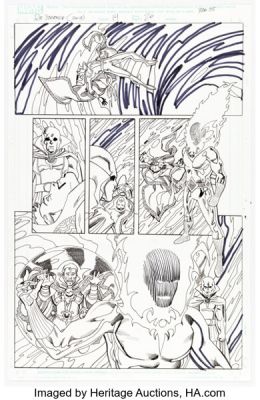Scott Koblish [Barry Kitson lightboxed] Doctor Strange #14 Story Page 20 Original Art (Marvel, 2019). | Heritage