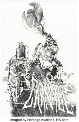 Mike Deodato Jr. - Venom Specialty Illustration Original Art (c. 2010s). | Heritage