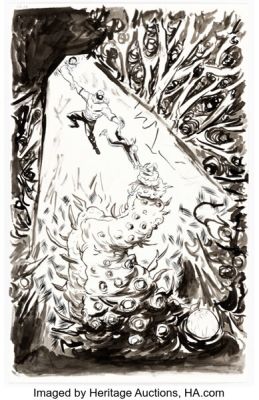Sanford Greene Power Man and Iron Fist #14 Splash Page 20 Original Art (Marvel, 2017).