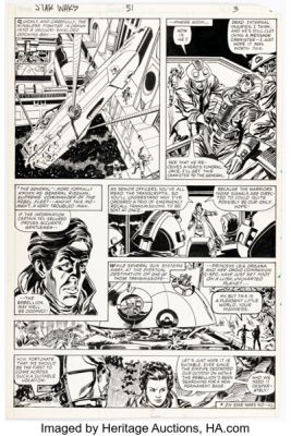 Walt Simonson and Tom Palmer Star Wars #51 Story Page 3 Original Art (Marvel, 1981). | Heritage