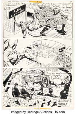 Win Mortimer and Mike Esposito Spidey Super Stories #23 Green Goblin Story Page 9 Original Art (Marvel, 1977). | Heritage